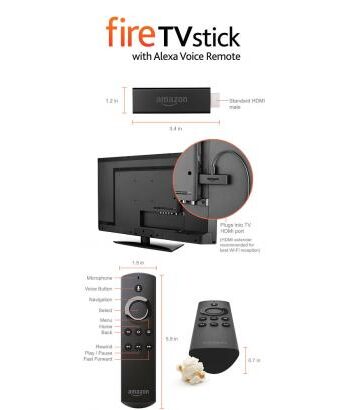 Amazon Fire TV Stick With Alexa Voice Remote | Streaming Media Player